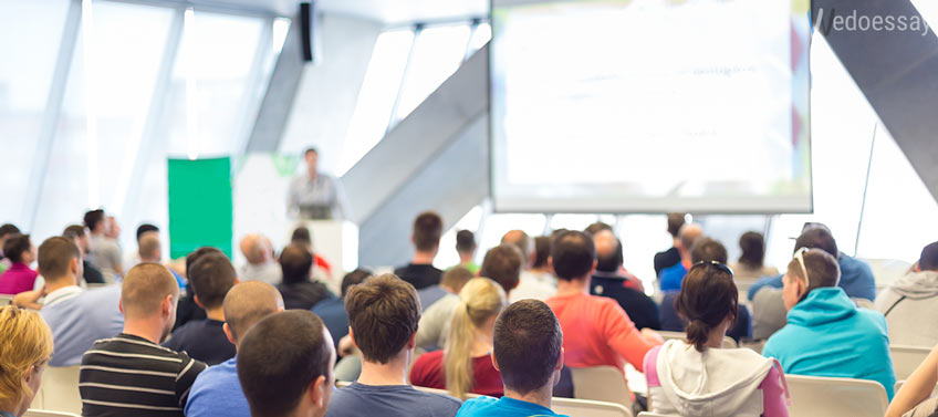 Students at Lecture